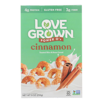 Love Grown Foods - Cereal Power Os Cinnamon - Case Of 6 - 9 Oz