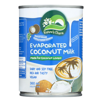 Nature's Charm Evaporated Coconut Milk - Case Of 6 - 12.2 Oz.