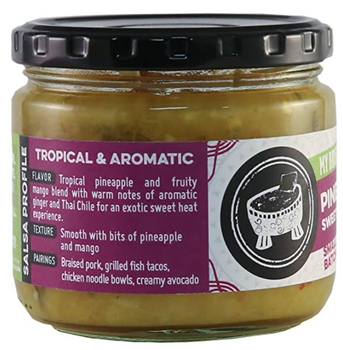 My Brother's Salsa - Salsa Pineapple Sweet Thai Chile Medium - Case Of 6 - 11 Oz