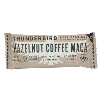 Thunderbird - Bar Hazelnut Coffee Maca - Case Of 12-1.7 Oz