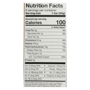 Made Good - Granola Bar Cookies & Cream - Case Of 6 - .85 Oz Made Good - Granola Bar Cookies & Cream - Case Of 6 - .85 Oz