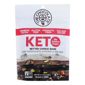 The Chocolate Trader - Keto Snacks Almond Bk/sslt - Case Of 6-4.5 Oz The Chocolate Trader - Keto Snacks Almond Bk/sslt - Case Of 6-4.5 Oz