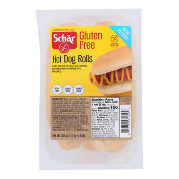 Schar - Rolls Hot Dog Gluten Free - Case Of 5-8 Oz