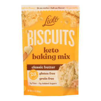 Livlo - Baking Mix Keto Classic Butter Biscuit - 1 Each 1-9.4 Oz Livlo - Baking Mix Keto Classic Butter Biscuit - 1 Each 1-9.4 Oz
