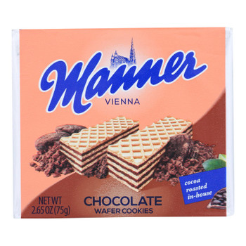 Manner - Wafer Chocolate - Case Of 12 - 2.65 Oz