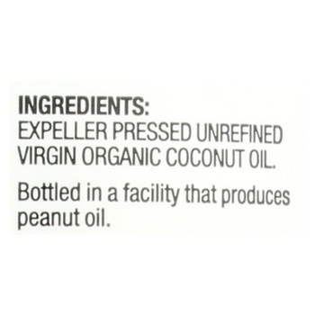 Spectrum Naturals Organic Unrefined Coconut Oil - Case Of 12 - 14 Fl Oz.