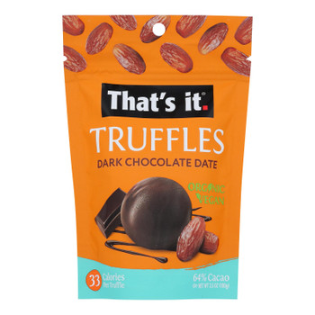 That's It - Truffle Dark Chocolate Date - Case Of 6-3.5 Oz