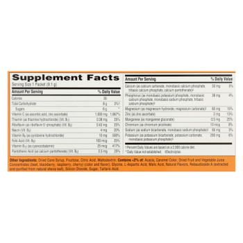 Alacer - Emergen-c Vitamin C Fizzy Drink Mix Raspberry - 1000 Mg - 30 Packets