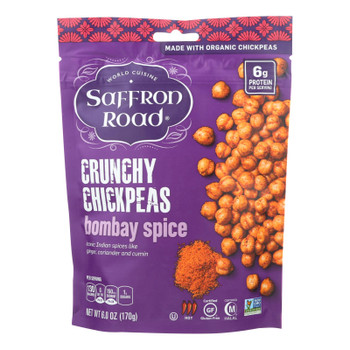 Saffron Road - Chickpea Crunchy Bombay Spice - Case Of 6-6 Oz
