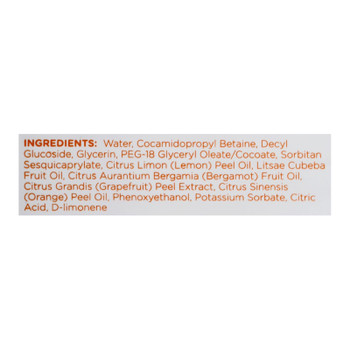 Sapadilla - Hand Soap Grapefruit Bergamot - 1 Each 1-12 Fz Sapadilla - Hand Soap Grapefruit Bergamot - 1 Each 1-12 Fz
