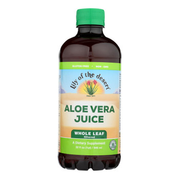 Lily Of The Desert - Aloe Vera Juice Whole Leaf - 1 Each -32 Fz