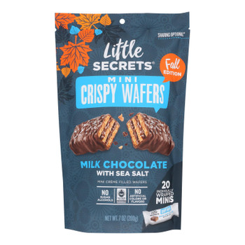 Little Secrets - Min Wfr Milk Chocolate Sea Salt Fall - Case Of 6-7 Oz