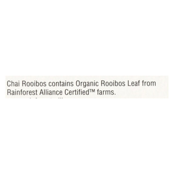 Yogi Organic Herbal Tea Caffeine Free Chai Rooibos - 16 Tea Bags - Case Of 6