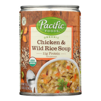 Pacific Foods - Soup Chicken Wild Rice - Case Of 12-16.3 Oz