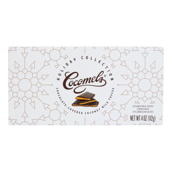 Cocomels - Toffee Bark Coconut Dark Chocolate - Case Of 12-4 Oz