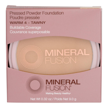 Mineral Fusion - Makeup Pressed Powder Warm 4 - 1 Each-.32 Oz