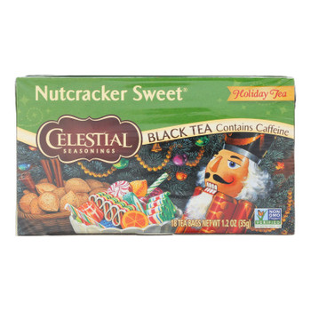 Celestial Seasonings - Black Tea Nutcracker Sweet - Case Of 6-18 Bag