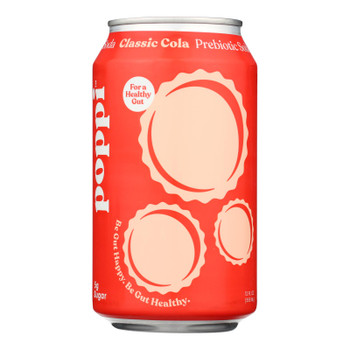 Poppi - Prebio Soda Classic Cola - Case Of 12-12 Oz