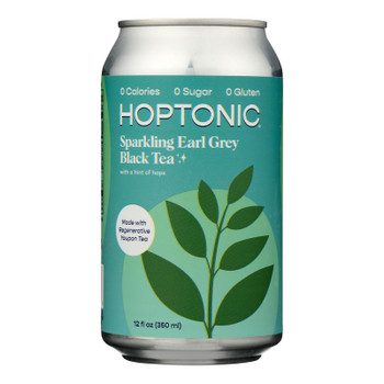 Hoptonic Tea - Sparkling Black Tea Earl Grey - Case Of 6-12 Fz