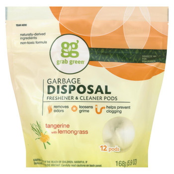 Grab Green - Cleaner Garbage Disposal Fresh - Case Of 12 - 12 Ct