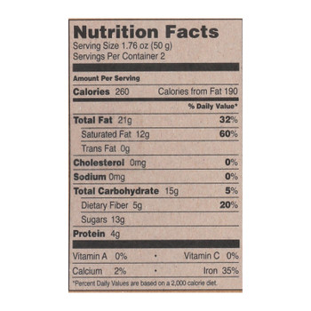 Jelina Chocolatier Espresso Dark Chocolate  - Case Of 8 - 3.5 Oz