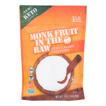 In The Raw - Monk Fruit In Rw W/erythritol - Case Of 8-16 Oz