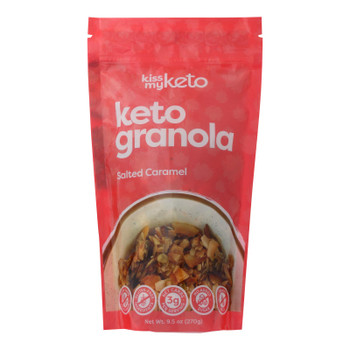 Kiss My Keto - Keto Granola Salted Caramel - Case Of 6-9.5 Oz