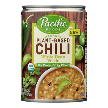 Pacific Foods - Chili Wht Bean Verde - Case Of 12-16.5 Oz