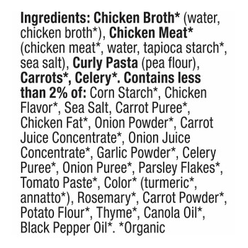 Annie's Homegrown - Soup Chicken Pasta Gluten Free - Case Of 8-14 Oz