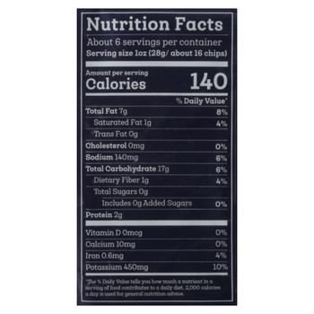 Siete - Kettle Chip Sea Salt - Case Of 6-5.5 Oz