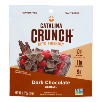 Catalina Crunch - Sngle Srve Cerl Dark Chocolate - Case Of 24-1.27 Oz
