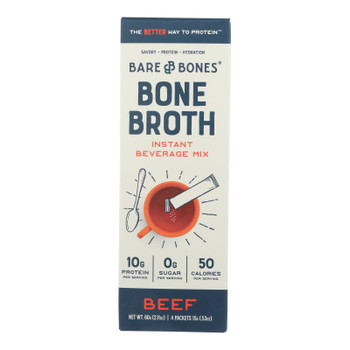 Bare Bones Broth - Bone Broth Bf Instnt Stk - Case Of 8-2.12 Oz
