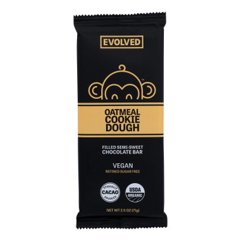 Evolved - Chocolate Bar Oatmeal Cookie Dough - Case Of 8-2.5 Oz