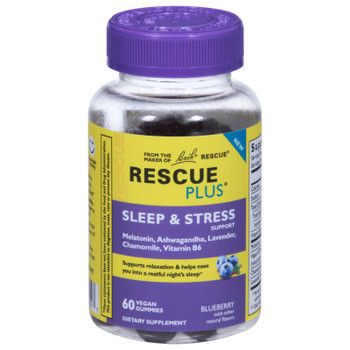 Rescue - Sleep Stress Support Gummy Blueberry - 1 Each-60 Count