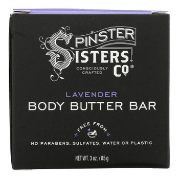 Spinster Sisters Company - Body Butter Bar Lavender - 1 Each-3 Ounces
