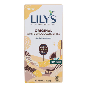 Lilys - Bar Original White Chocolate - Case Of 12-2.8 Oz