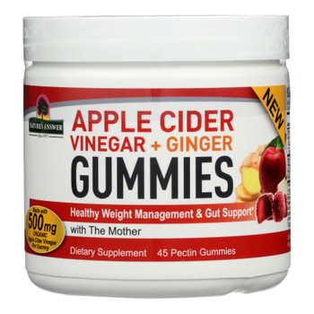 Nature's Answer - Gummy Apl/cider Ving Ginger - 1 Each-45 Ct