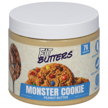 Fit Butters - Peanut Butter Monster Cookie - Case Of 6-16 Oz