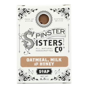 Spinster Sisters Company - Soap Bar Oatmeal Milk Honey - 1 Each-4.5 Ounces