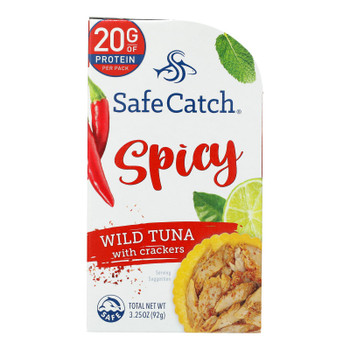 Safe Catch - Tuna Spicy - Case Of 8-3.25 Oz