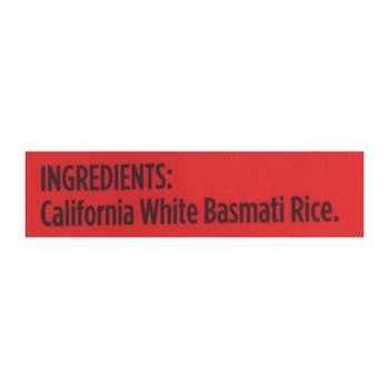 Lundberg Family Farms White Basmati Rice  - Case Of 6 - 4 Lb