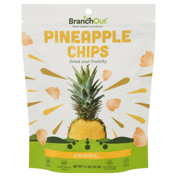 Branchout - Chips Pineapple - Case Of 8-1.5 Ounces