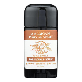 American Provenance - Deodorant Sandlewood Brgamot - 1 Each-2.65 Oz