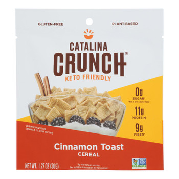 Catalina Crunch - Sngle Srve Cerl Cinnamon Tst - Case Of 24-1.27 Oz