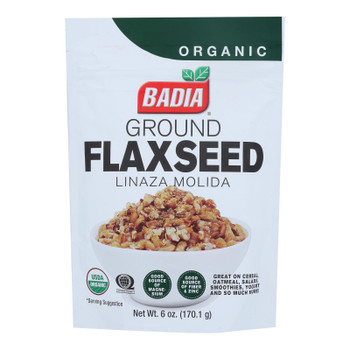 Badia - Flaxseed Ground - Case Of 8-6 Oz
