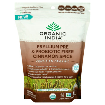 Organic India - Psylm Pre/prob Cinnamon - Case Of 4-10 Oz