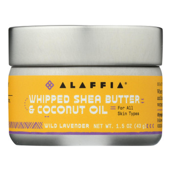 Alaffia - Whpd Shea Butter Coconut Lavender - 1 Each-1.5 Oz