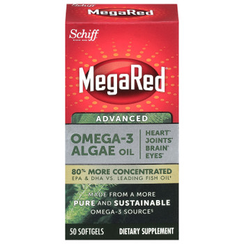 Mega Red - Advanced Omga 3 Algae Oil - 1 Each-50 Ct