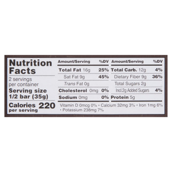 Taza Chocolate - Bar 0g2 Dark Chocolate Almonds - Case Of 10-2.5 Oz