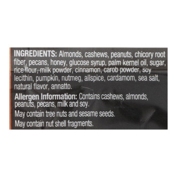 Kind Gluten-free Caramel Almond Pumpkin Spice Seasonal Bars  - Case Of 12 - 1.4 Oz